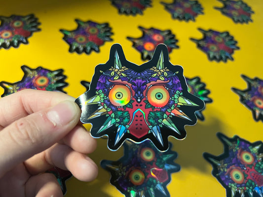 Majora’s Mask Holo sticker [old version]