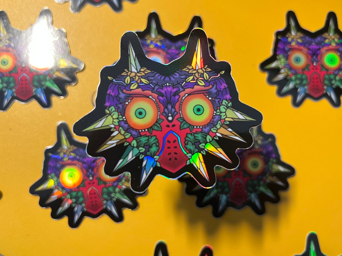 Majora’s Mask Holo sticker [old version]